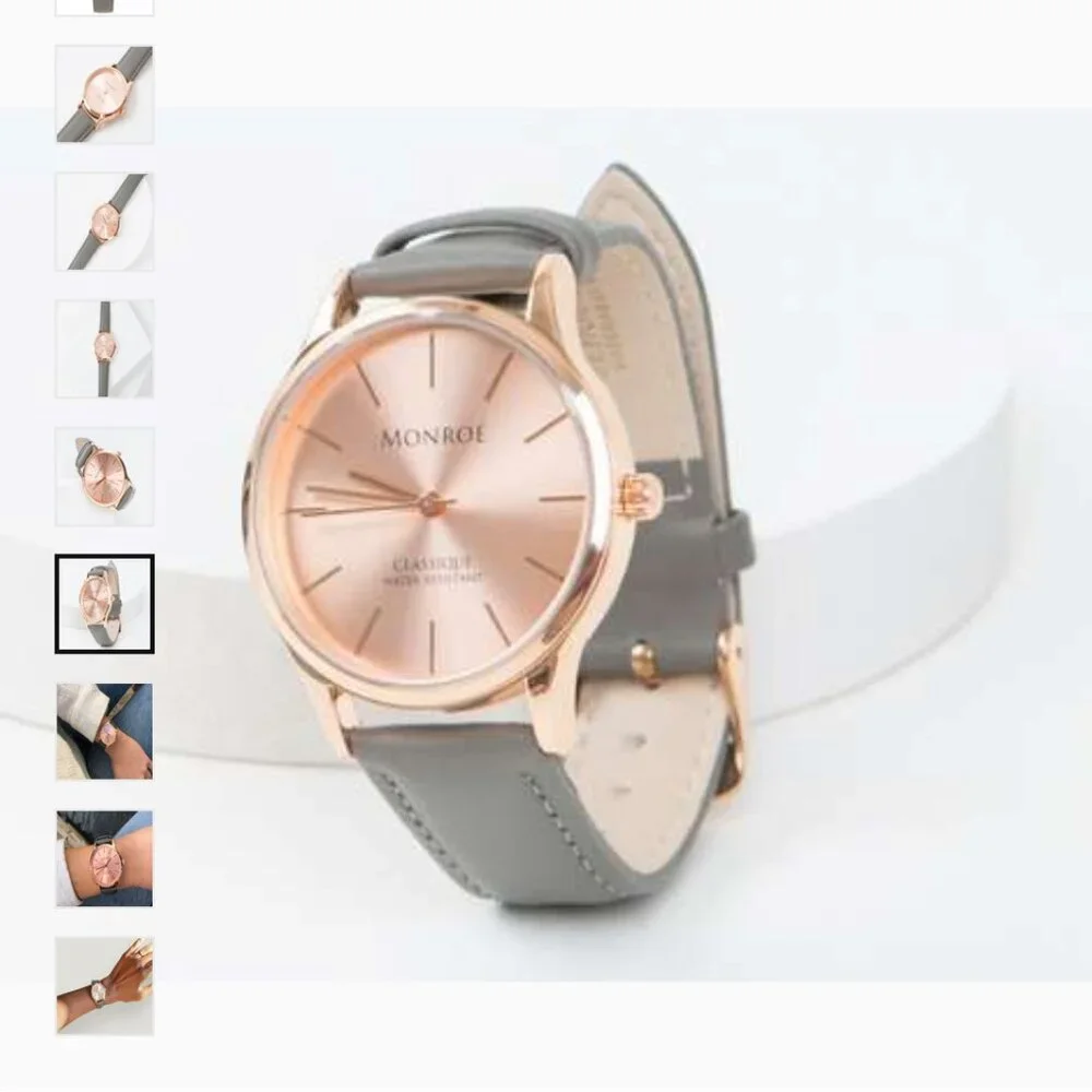 Monroé Classic Watch - Sunburst Solérose